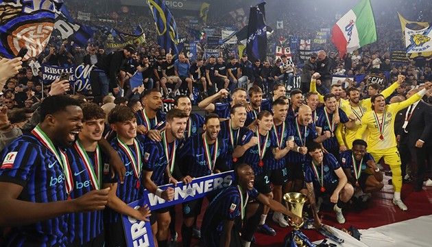 Inter, İtalya Kupası'nı kazandı
