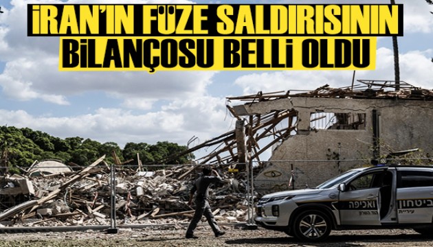 İran'ın füze saldırısının bilançosu belli oldu