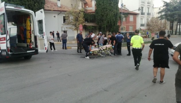 Çocuğun kullandığı motosiklet faciaya yol açtı!