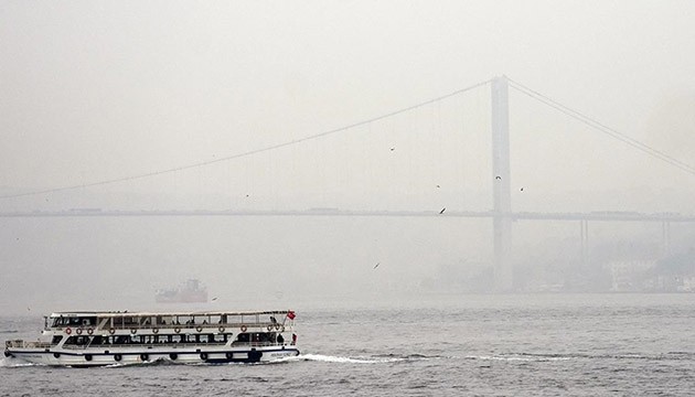 İstanbul'da vapur seferleri iptal edildi