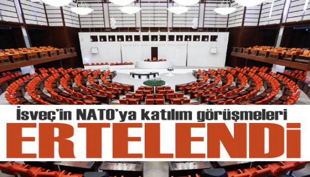 İsveç'in NATO'ya katılım görüşmeleri ertelendi!