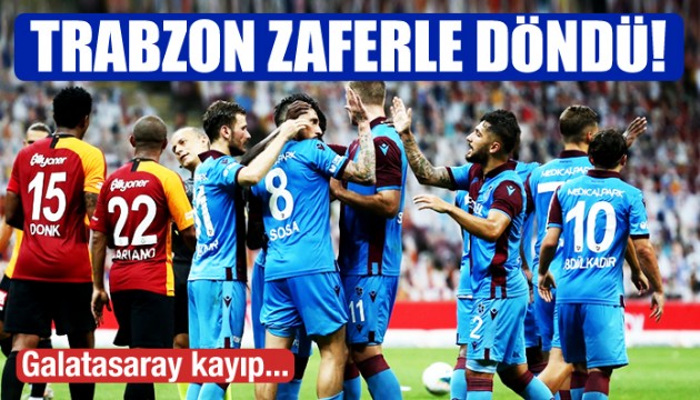 Trabzonspor, İstanbul'dan zaferle döndü!