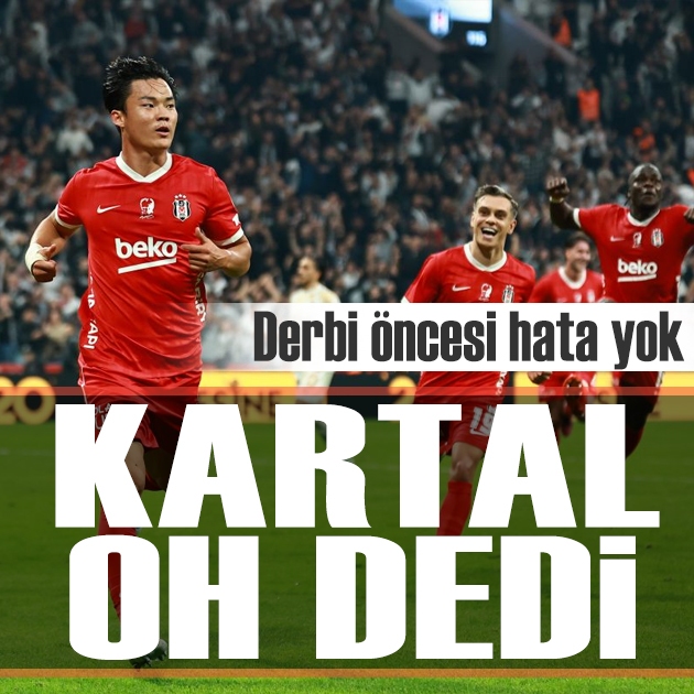 Derbi öncesi hata yok: Beşiktaş'tan kritik 3 puan