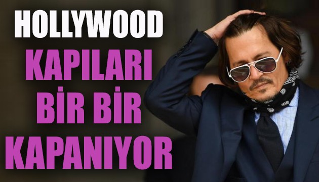 Johnny Depp'e Hollywood kapıları bir bir kapanıyor