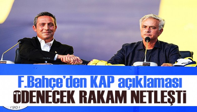 Fenerbahçe'den resmi açıklama geldi: İşte Mourinho'ya ödenecek rakam!