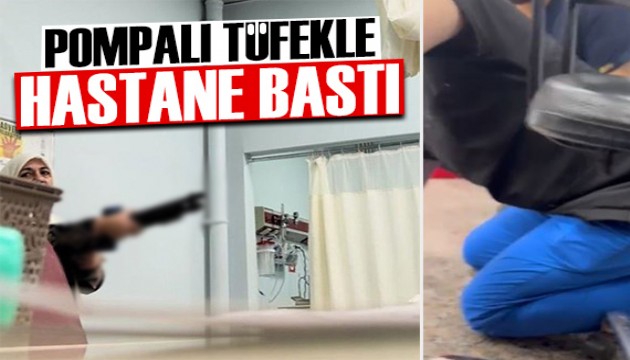 Elinde tüfekle hastaneyi basıp sağlıkçıları rehin aldı!