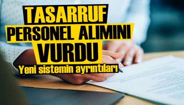 Kamuda personel alım tasarrufu