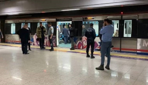 Marmaray'da intihar girişimi