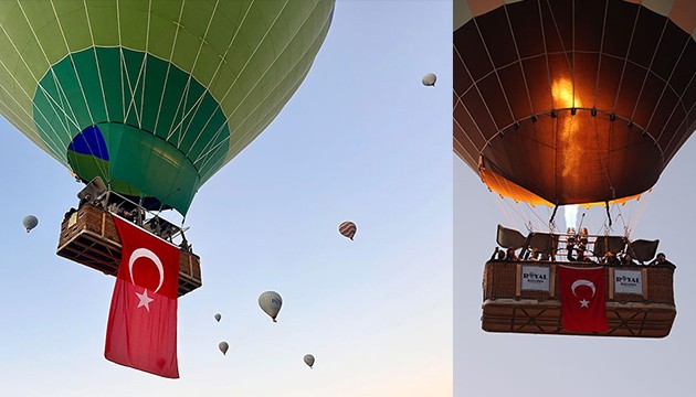 Kapadokya'da görsel şölen!