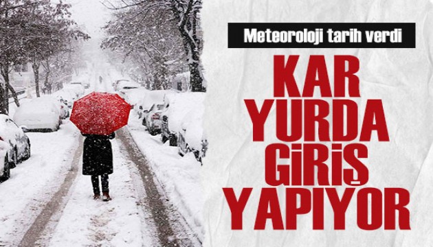 Meteoroloji tarih verdi: İstanbul'a yağmur, Anadolu'ya kar geliyor!