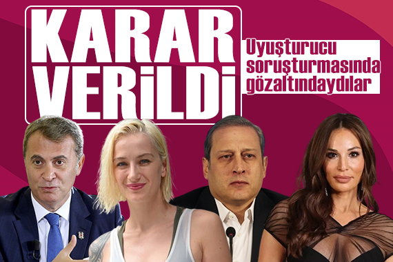 Gözaltına alınan ünlüler hakkında karar verildi