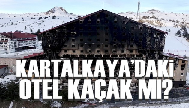 Kartalkaya'daki otel kaçak mı? Bakanlık açıklama yaptı