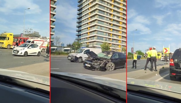 İstanbul'da zincirleme kaza! 3 yaralı