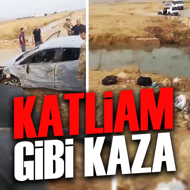 Mardin'de feci kaza: 4'ü çocuk 6 kişi hayatını kaybetti