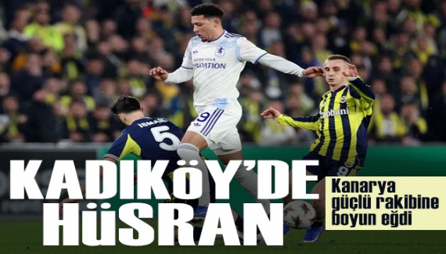 Fenerbahçe Aston Villa'ya Kadıköy'de mağlup oldu