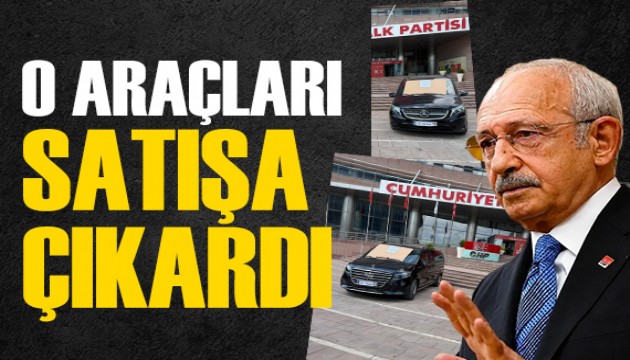 Kılıçdaroğlu CHP'nin lüks araçlarını genel merkez önünde satışa çıkarttı