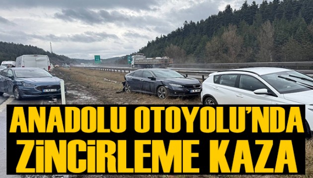 Anadolu Otoyolu'nda zincirleme kaza