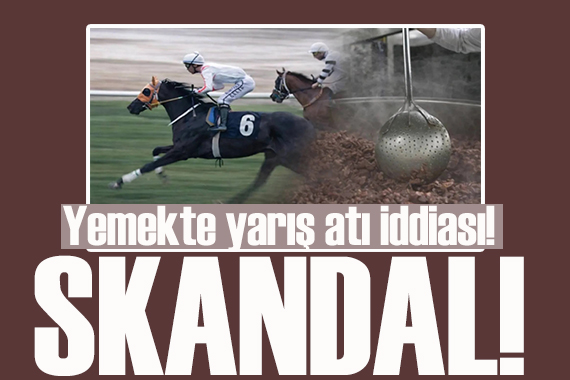 Yemekten at eti çıktı! Mersin Büyükşehir Belediyesi hakkında skandal!