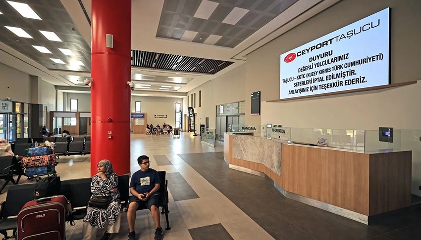 Mersin-Girne deniz seferleri iptal edildi