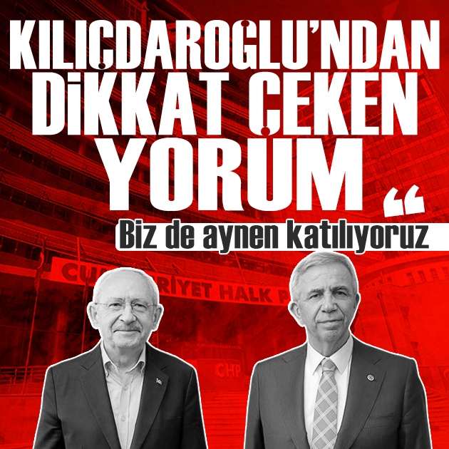 Kılıçdaroğlu'ndan Mansur Yavaş'ın istifasına dikkat çeken yorum