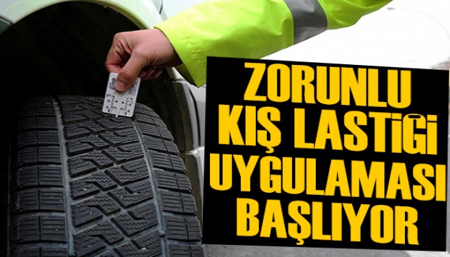 Zorunlu kış lastiği uygulamasında son üç gün!