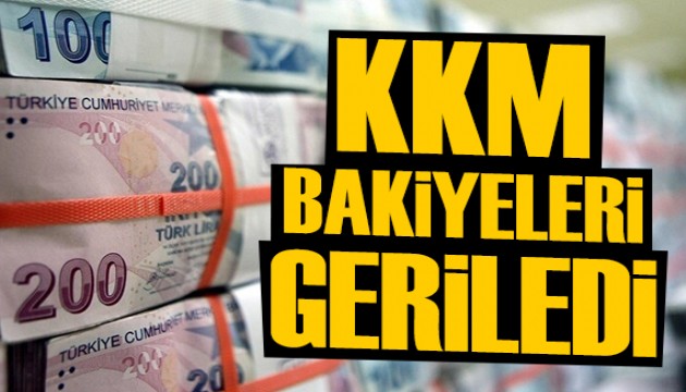 KKM bakiyeleri geriledi