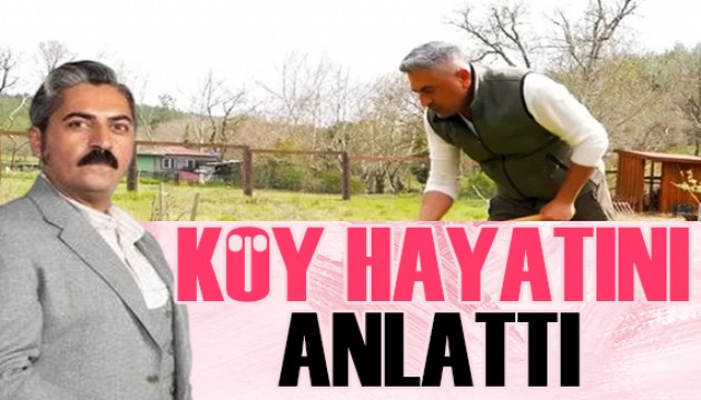 Ünlü oyuncu köy hayatını seçti