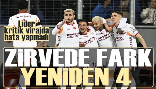 Aslan kritik virajı kayıpsız döndü