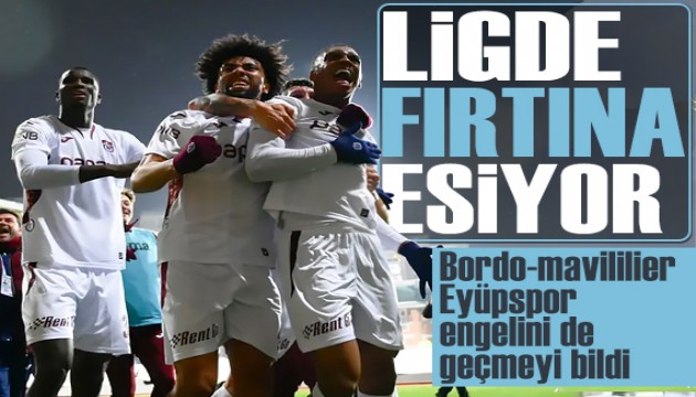 Trabzon fırtına gibi