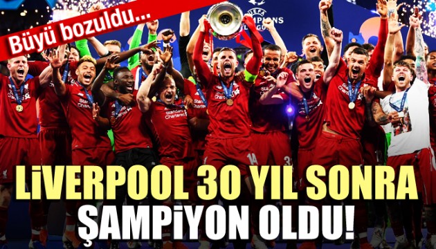 Liverpool’un 30 yıllık şampiyonluk hasreti sona erdi!