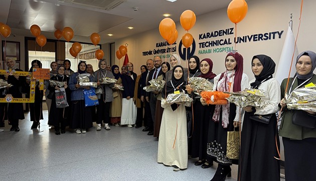 Üniversite öğrencileri lösemili çocuklara moral kaynağı oldu