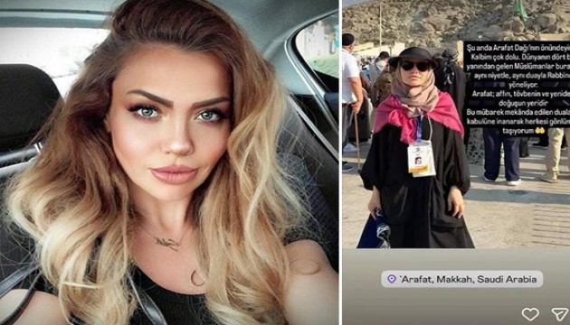 Sağlık sorunlarıyla gündeme gelmişti: Ünlü şarkıcıdan Umre paylaşımı