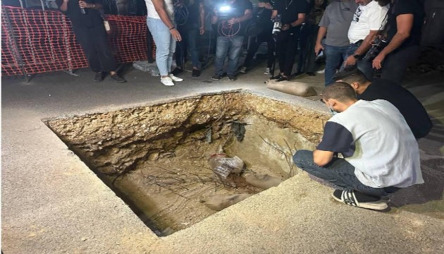 Lübnan askerleri hastane otoparkında şüpheli bir cihazı kontrollü bir şekilde patlattı