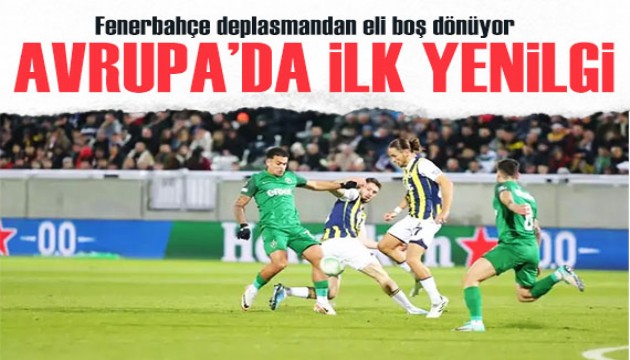 Fenerbahçe, Avrupa'da ilk yenilgisini Ludogorets deplasmanında aldı