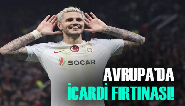 Mauro Icardi, Kane ve Haaland gibi isimleri geçerek Avrupa'da zirveye çıktı!