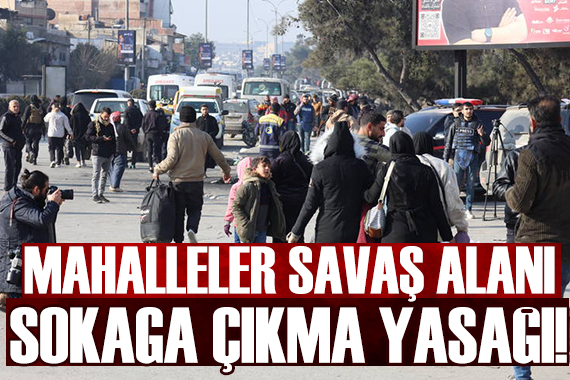 Halep'te mahalleler savaş alanı: Sokağa çıkma yasağı ilan edildi