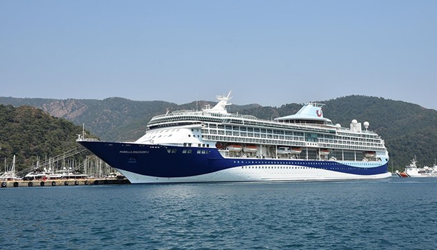 Marmaris'e dev kruvaziyer geldi