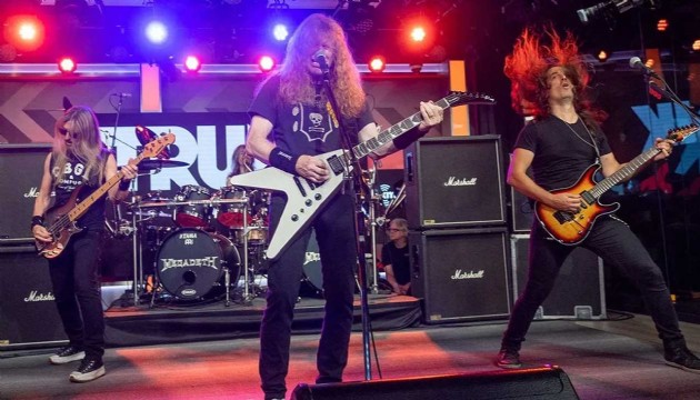 İstanbul'da “Megadeth” Fırtınası