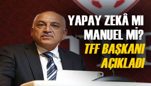 TFF Başkanı Mehmet Büyükekşi'den hakem ataması açıklaması