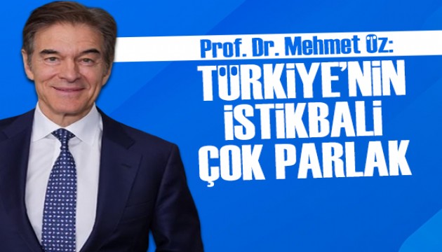 Prof. Dr. Öz'den Türkiye'ye üretim çağrısı