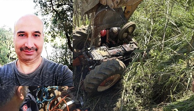 Antalya'da devrilen traktörün altında kalan emekli polis hayatını kaybetti