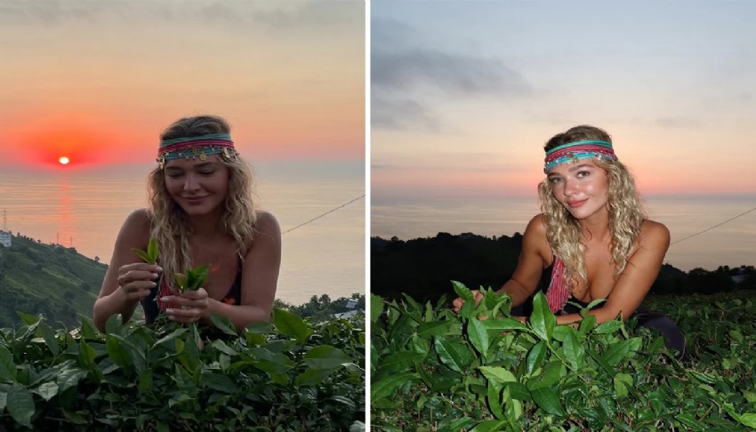 Melisa Döngel'den Karadeniz tatili!