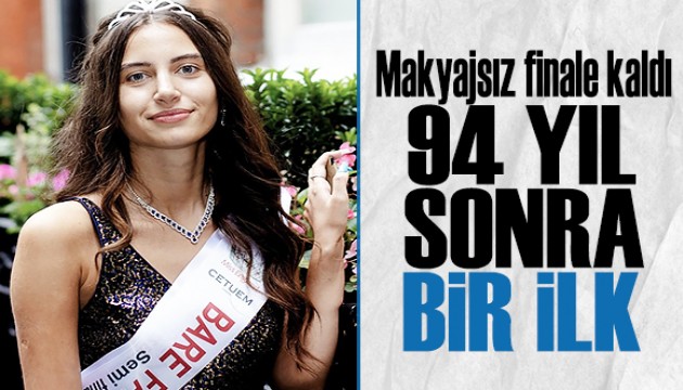 İngiltere'de düzenlenen güzellik yarışmasında makyajsız finalist!