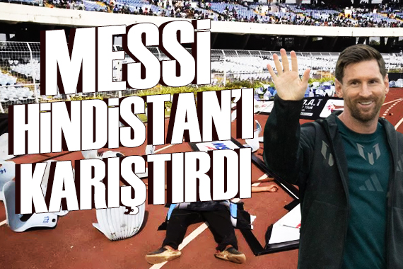 Messi'nin Hindistan turu olaylı başladı
