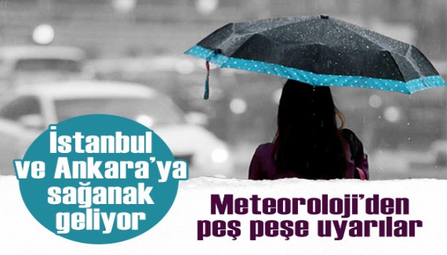 Meteoroloji uyardı: İstanbul ve Ankara'ya sağanak geliyor! İşte haftalık hava durumu...