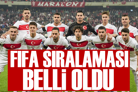 Millilerin FIFA sıralaması belli oldu