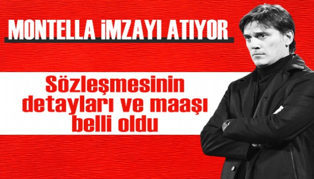 Sözleşme detayları belli oldu! İşte Montella'nın alacağı maaş...