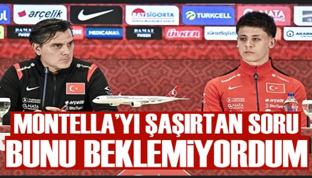 Montella'yı şaşırtan soru: Bunu beklemiyordum