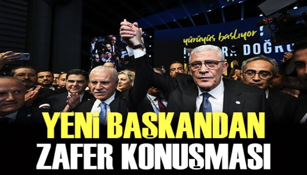 İYİ Parti Genel Başkanı Müsavat Dervişoğlu'nun ilk sözleri