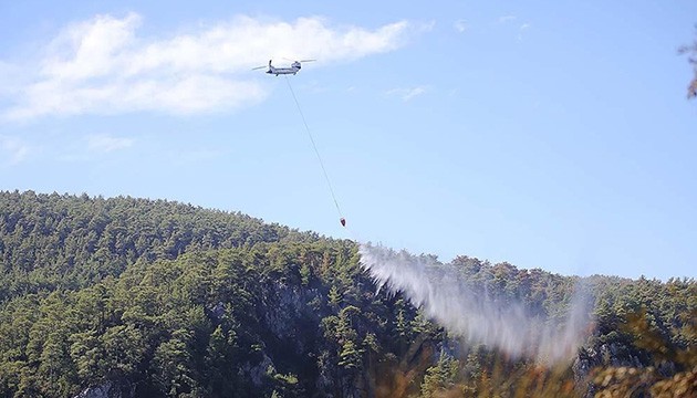 Muğla'da yangın 2 gündür devam ediyor